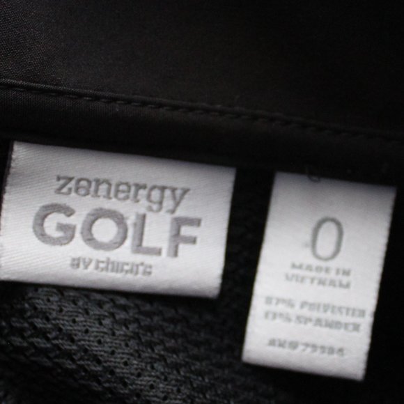 Zenergy GOLF by Chico's Black Thin Jacket Size 0 - Picture 4 of 5